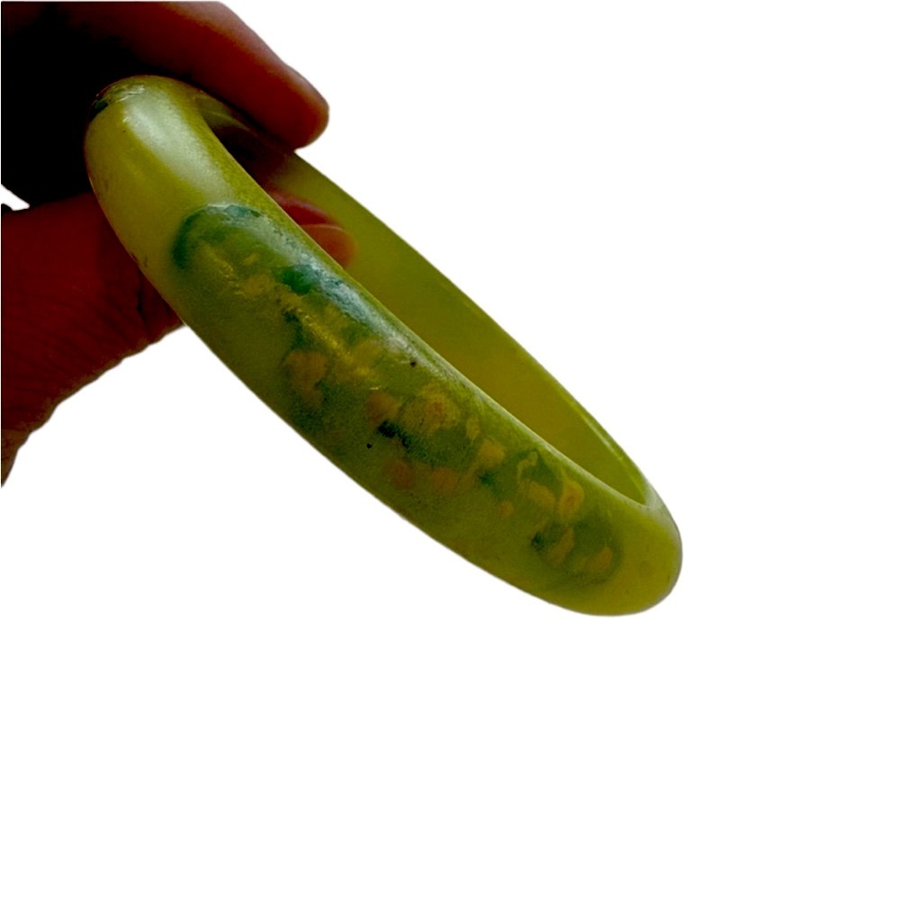Pale Green Bangle Bracelet. Used.